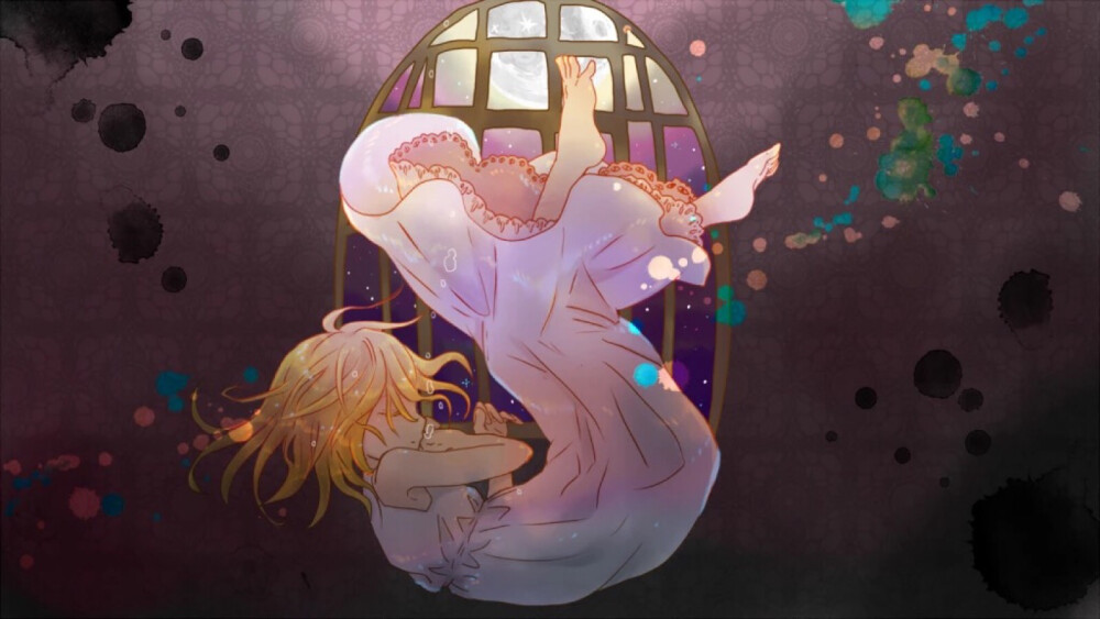 动漫少女梦幻壁纸 镜音铃 金发