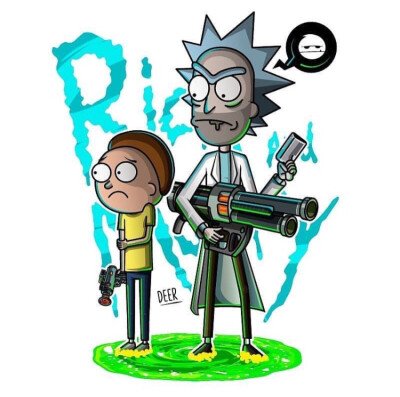 rick and morty via:ins justicemercher