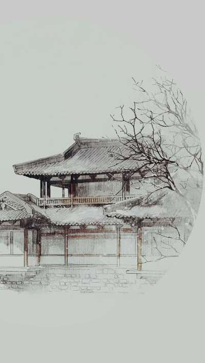 古风背景图 古风场景素材图片源:微信公众号@古风那些事儿