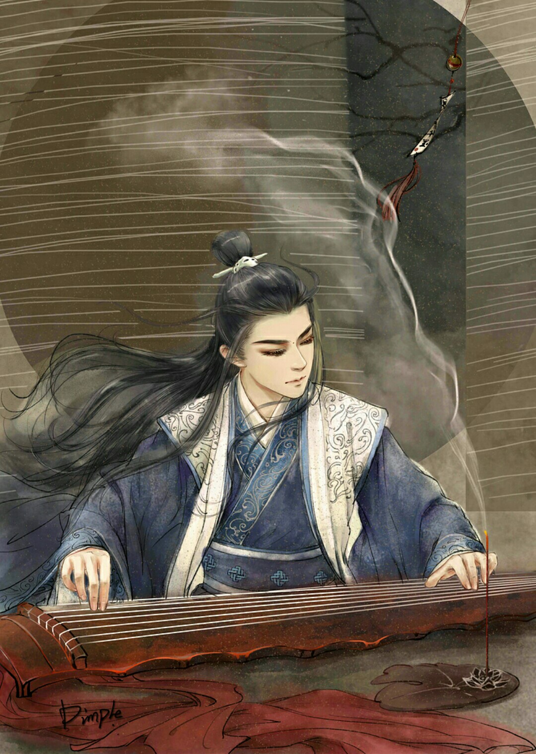 古风美男绘师腾腾dimple