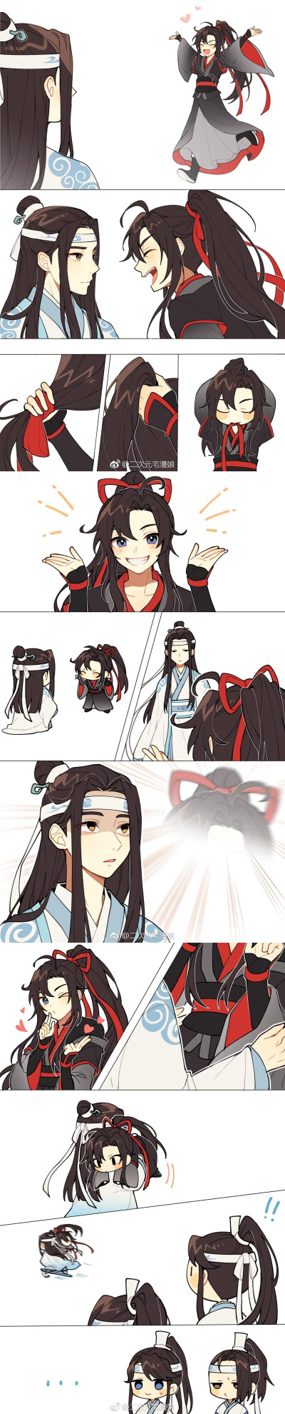 魔道祖师(魏婴/蓝湛)扎头发