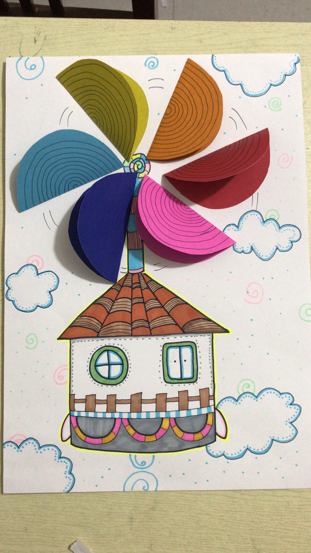 风车房子简笔画如何画_房子综合视频简笔画