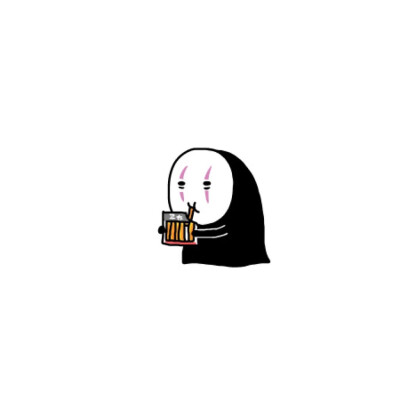 拼豆 无脸男.