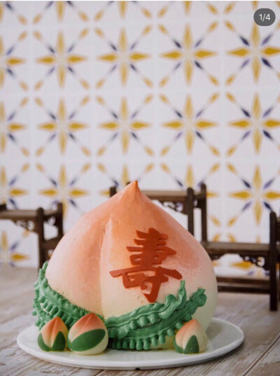 生日蛋糕 寿桃蛋糕