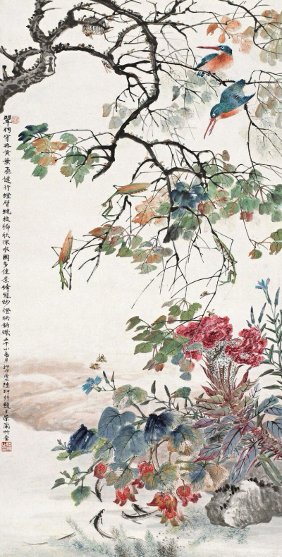 江寒汀,海上画派著名花鸟画家,艺术教育家,与唐云,张大壮,陆抑非并称"