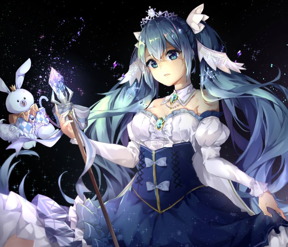 vocaloid 初音未来 雪未来2019 绘师:ひなまる(p id=13201108) 本作品