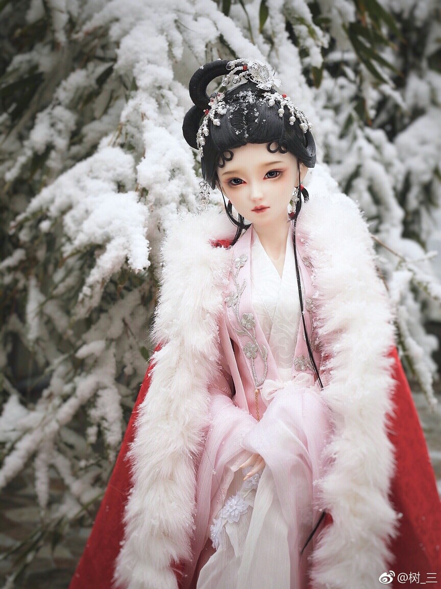 古风美人 sd娃娃 bjd 玩具 人偶 壁纸 萌物