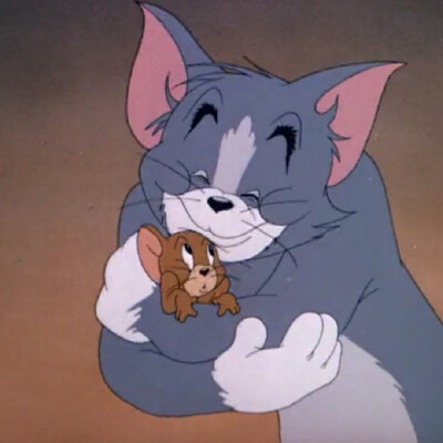 情侣头像 猫和老鼠
