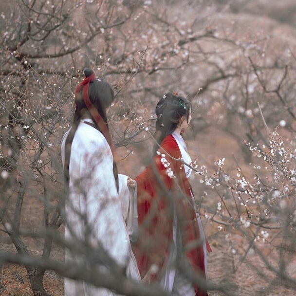 情侣头像汉服 古风