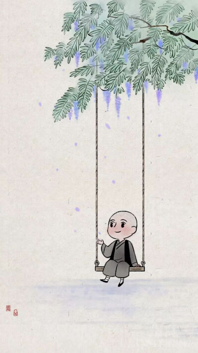 水墨童趣.一禅小和尚