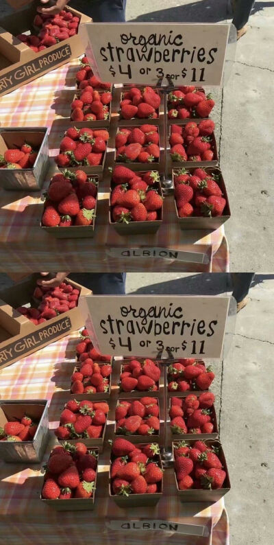 草莓壁纸,ins