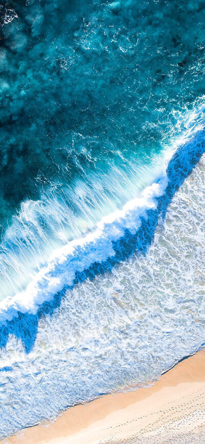 iphone 全屏高清风景壁纸 海浪背景图