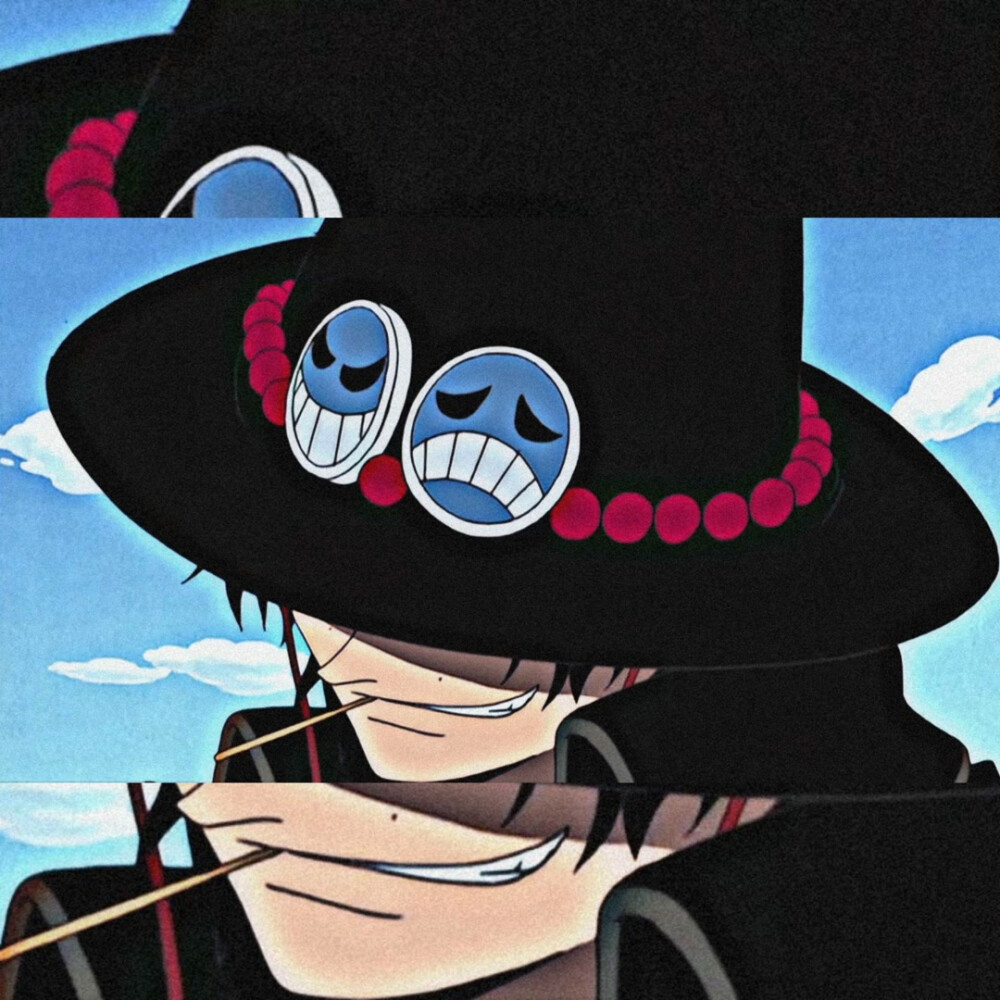 海贼王onepiece 艾斯 漫画版 高清手机壁纸 动漫 q版套图 白底简约