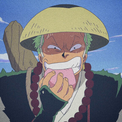 海贼王onepiece 索隆 漫画版 高清手机壁纸 动漫 q版套图 白底简约