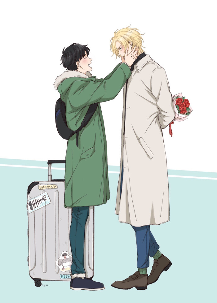 banana fish. [cp]谨以此书献给我的友人a 于我而言他就是黎明.