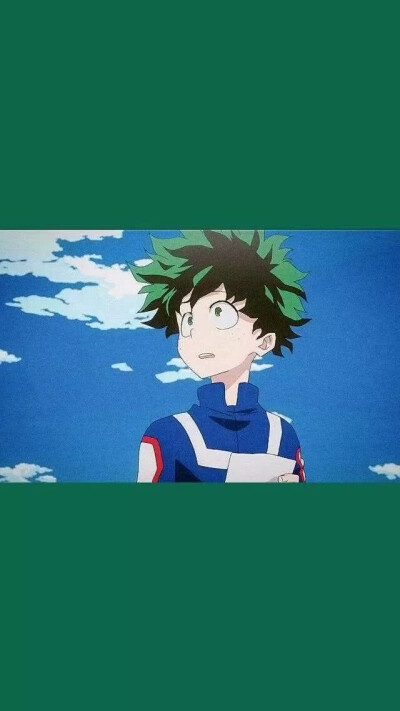 绿谷壁纸横着