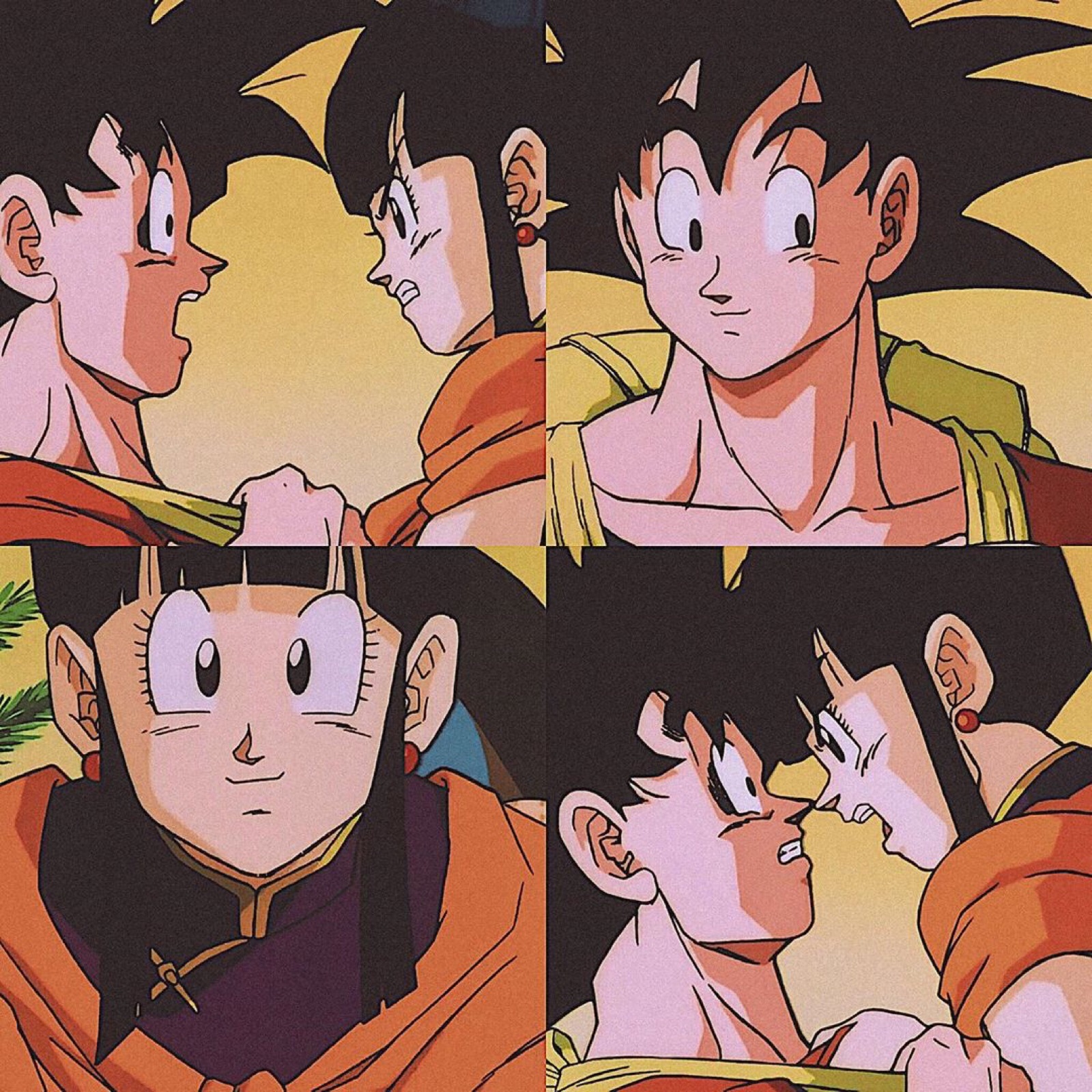Chi Chi and Kid Goku on Nimbus - Chi Chi X Goku Photo (30630895) - Fanpop