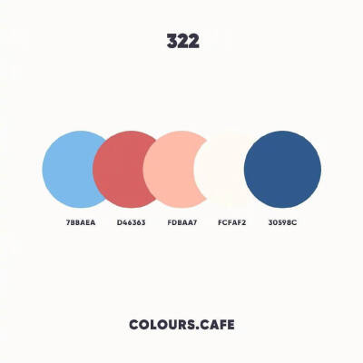 一组高级感配色 来自:colors cafe