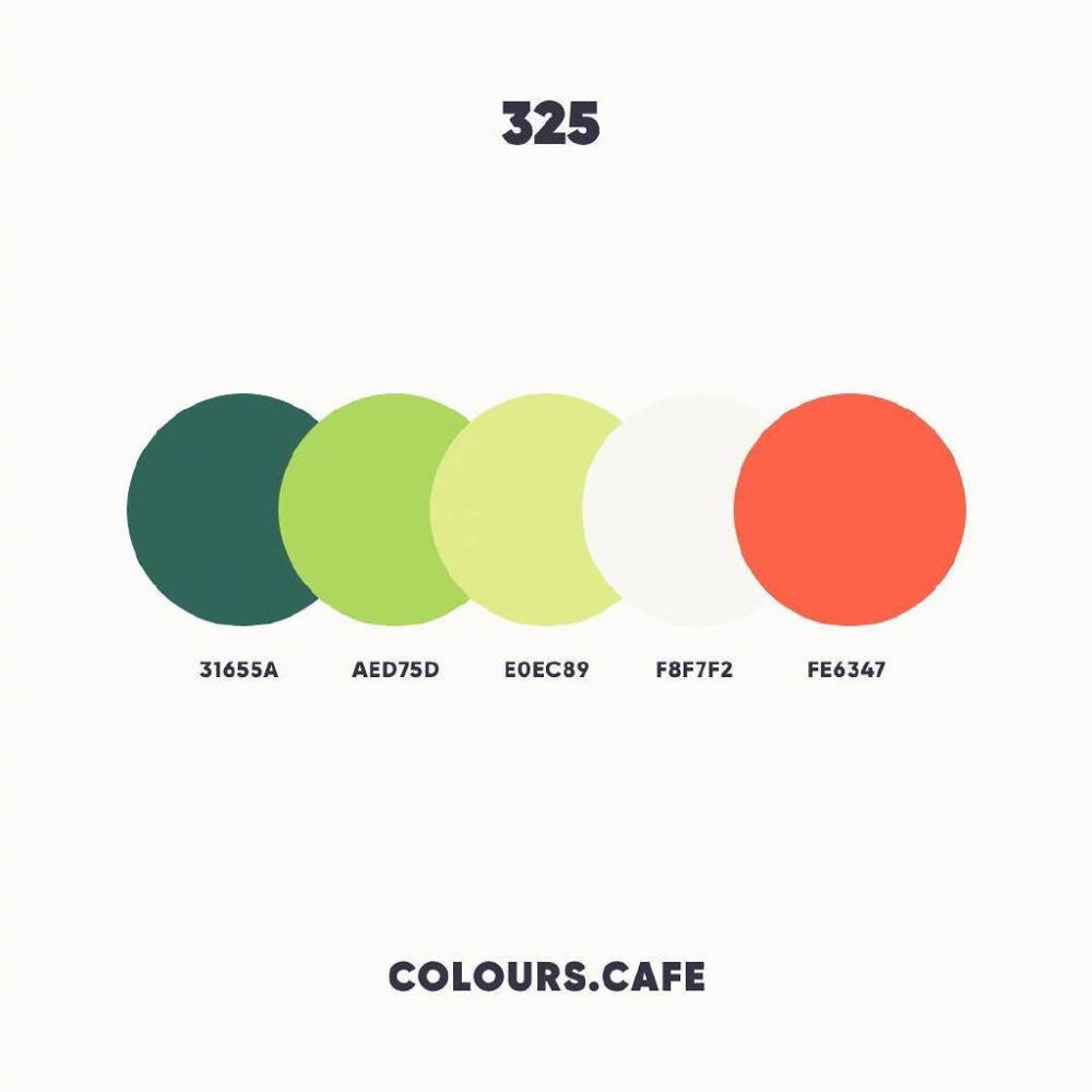 一组高级感配色 来自:colors cafe