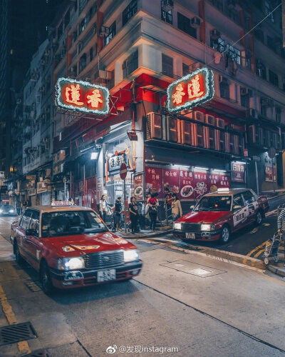 香港街景 ins: dchantie 港风黑道