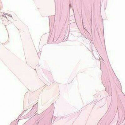 二人闺蜜头像~粉色系的梦幻