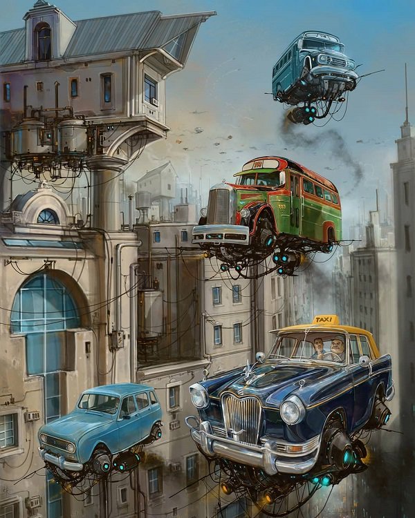 【画笔下的幻想城市】alejandro burdisio是来自阿根廷的概念设计师