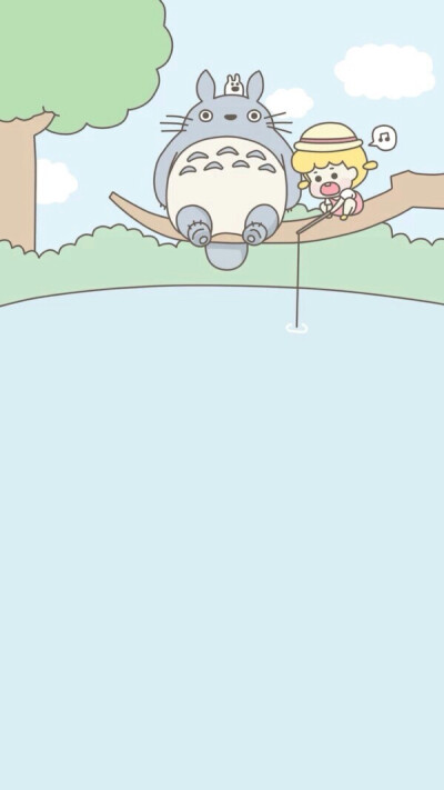 可爱龙猫壁纸