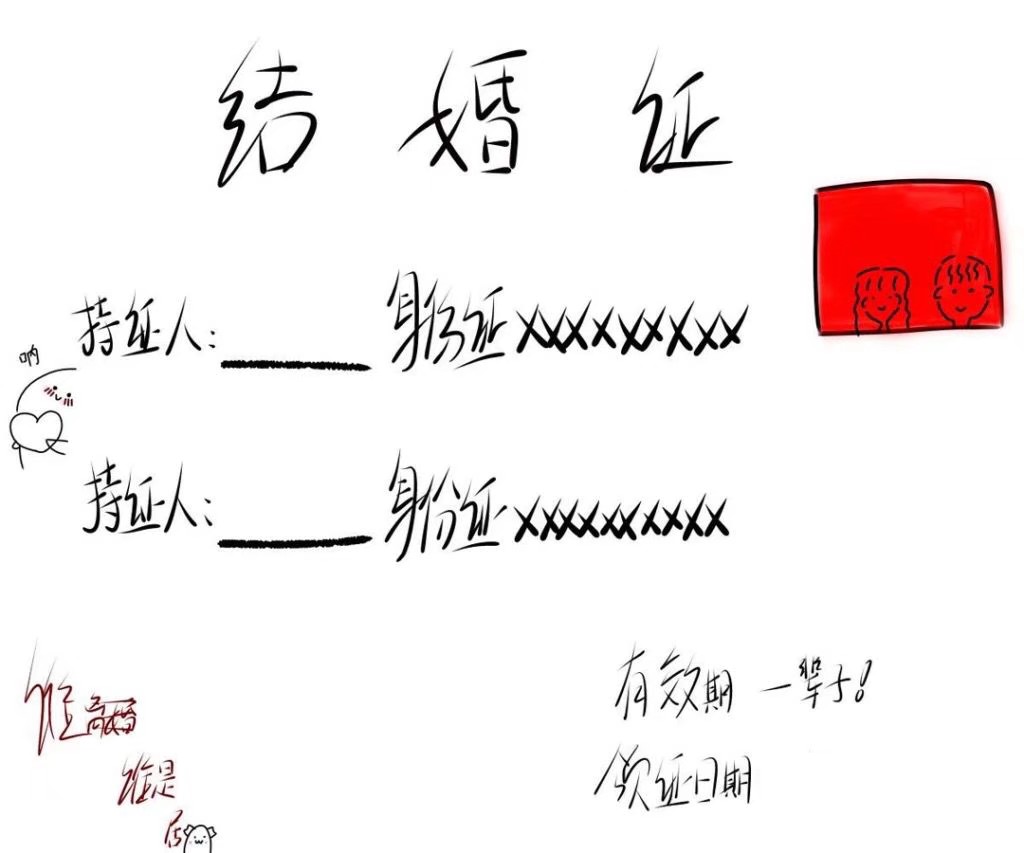 情侣可爱手写素材,空间二传,拿图素质