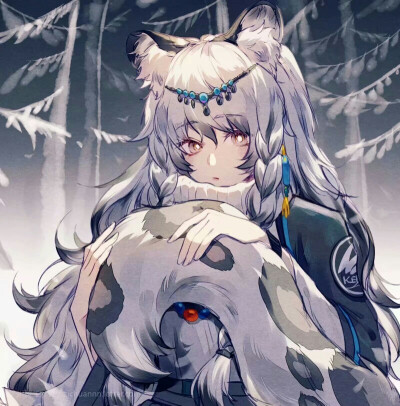 明日方舟 初雪画师:川牌生发灵