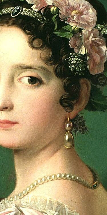 戴珍珠耳环的女人,她们的皮肤上都蒙上了月亮光泽的柔纱.