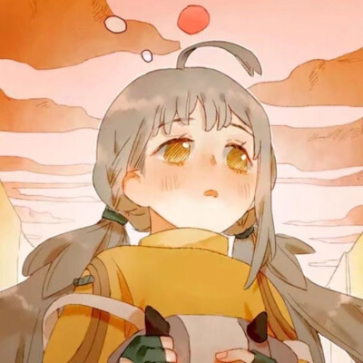 女生动漫头像侧脸帅气