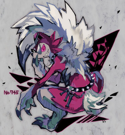 鬃岩狼人/ルガルガン/lycanroc