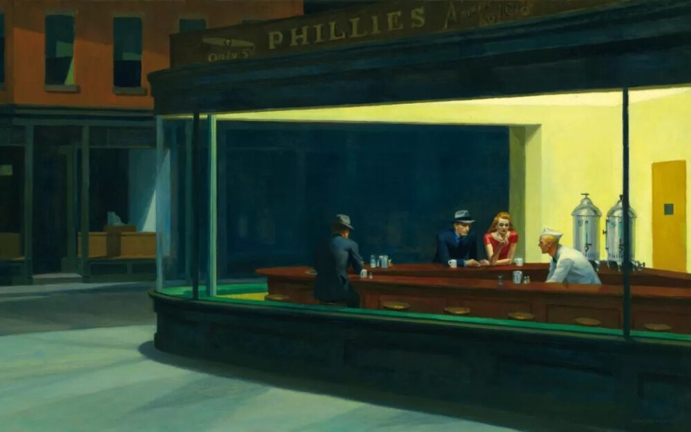 爱德华霍普夜游者nighthawks1942