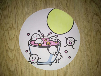 简笔画 手工树叶粘贴画 国庆海报 超轻黏土 印第安人 中国传统节日 简