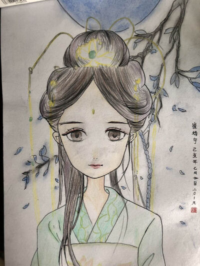 少儿美术一一古风漫画