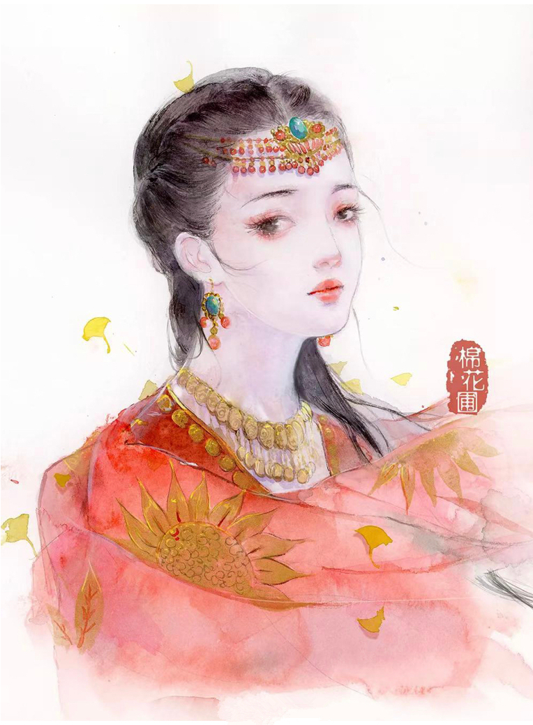 〔 古风手绘美人 〕 作者" 棉花圃