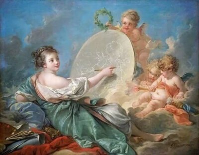 venus on the waves(details 1769 by franois boucher"维纳斯.