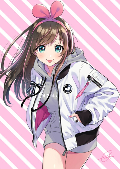 画师是爱酱亲妈森仓圆 vtuber kizuna ai 绊爱酱