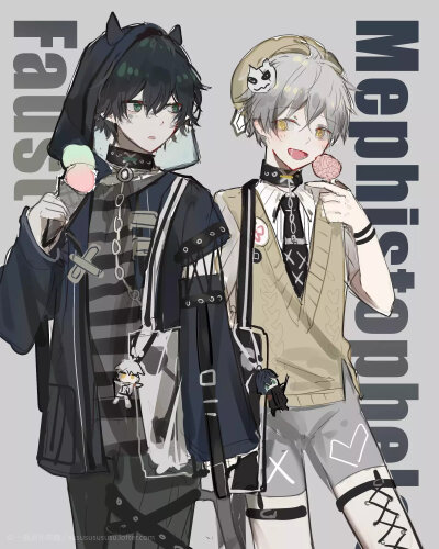明日方舟# 舟浮士德 舟梅菲斯特 画师:一瓶百年陈醋