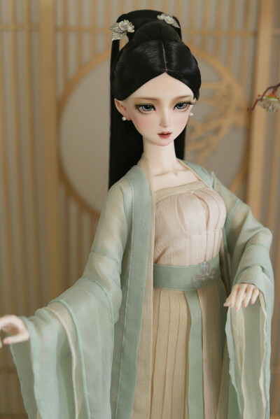 古风美人 sd娃娃 bjd 玩具 人偶 壁纸 萌物