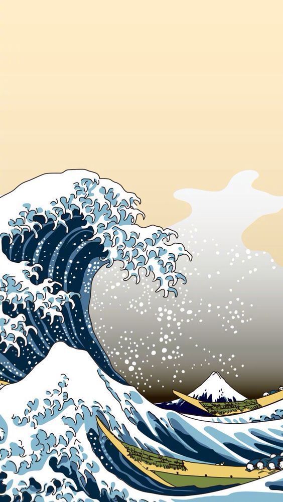 神奈川冲浪里 - 堆糖,美图壁纸兴趣社区