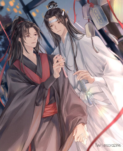 动漫#魔道祖师 喜欢你,心悦你,随便怎么你 twi:sora2396