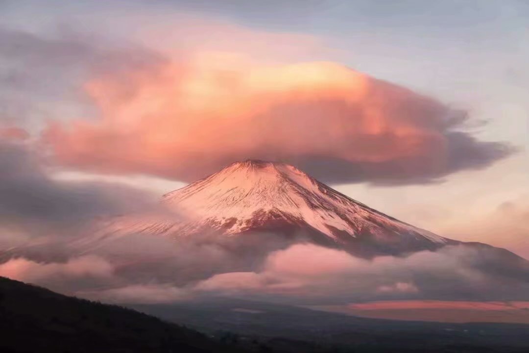 背景 富士山 - 堆糖,美图壁纸兴趣社区