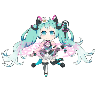 初音未来 2019魔法未来 画师:樱落千梦