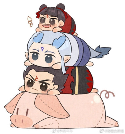 哪吒 敖丙 图片来源见水印