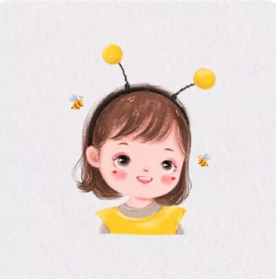 女头手绘萌娃