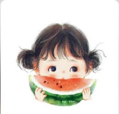 女头手绘萌娃