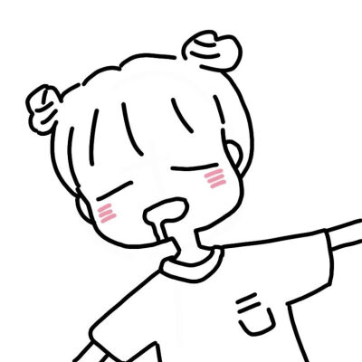 简笔画花朵头像