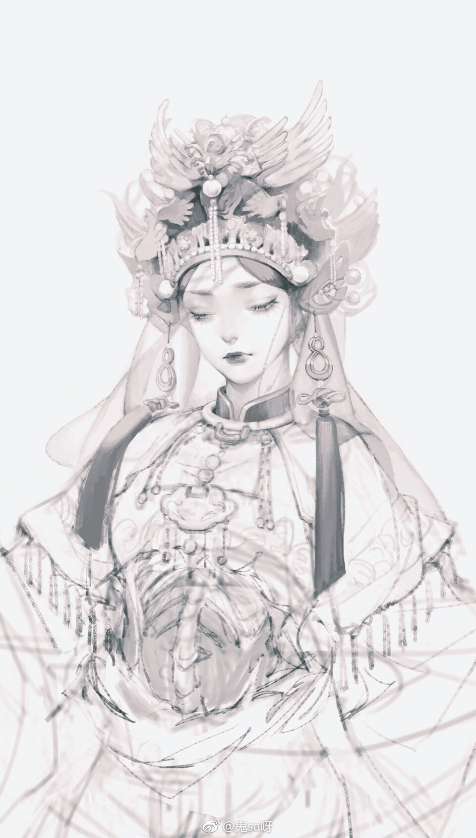 cg acg 插画 厚涂