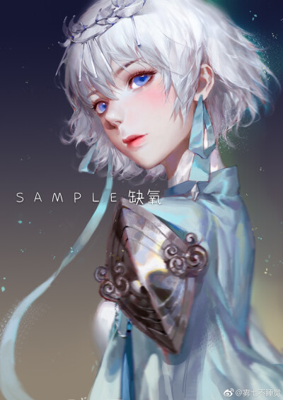 cg acg 插画 厚涂